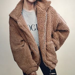 Brown Teddy Coat
